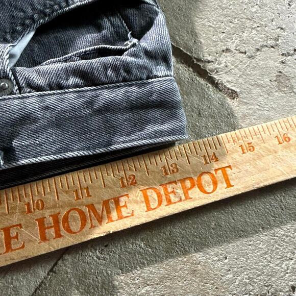 Grey Uniqlo Relaxed Fit Baggy Jeans - Picture 6 of 8